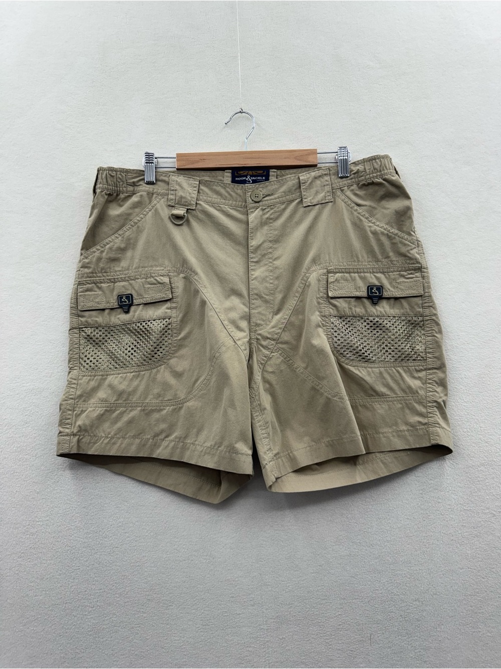 Hook & Tackle Men’s 38 Performance Fishing Shorts Tan